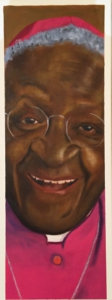 2017 - Desmond Tutu 30x80 acryl op doek